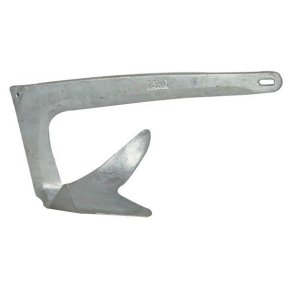 1852 M-anker galvaniseret stl 7,5 kg, max 30 fod