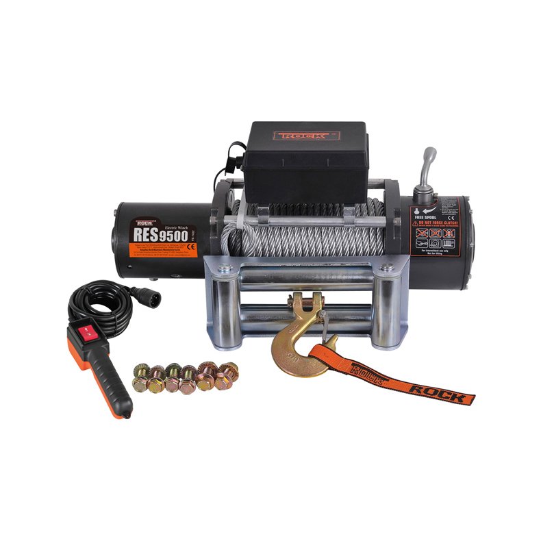 Rock El-trailerspil RES9500 m/wire 4,9HK / 4313 kg