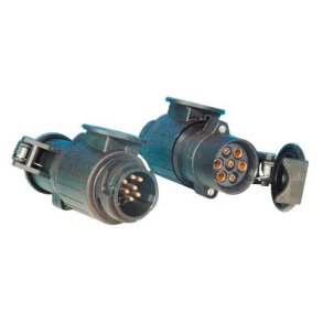 Trailer adapterstik fra 7 pol til 13 pol