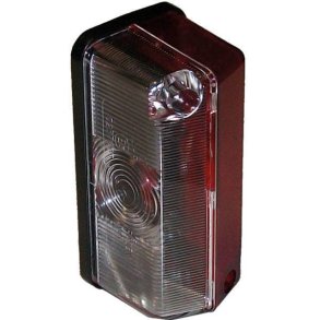 Sidemakeringslygte hvid/r�d 41x90x41 mm