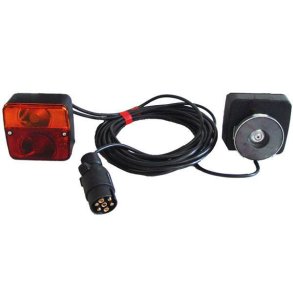 Baglygtes�t med magnet 7-polet stik