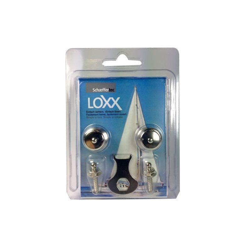 Loxx trykknapper 16 mm, 2 st