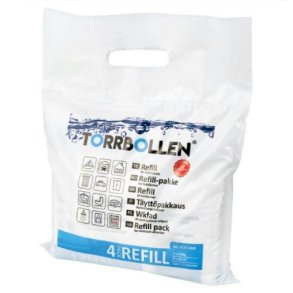 Torrbollen refil, 4 stk