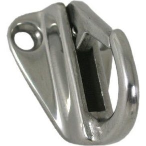 Fenderkrog med fjederls RF stl, 42x29mm