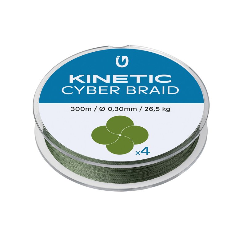 Kinetic Cyber braid 4, 0,30mm / 26,5kg