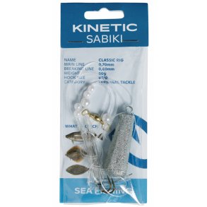 Kinetic Sabiki fladfiskeforfang, 40g
