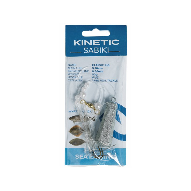 Kinetic Sabiki fladfiskeforfang, 40g