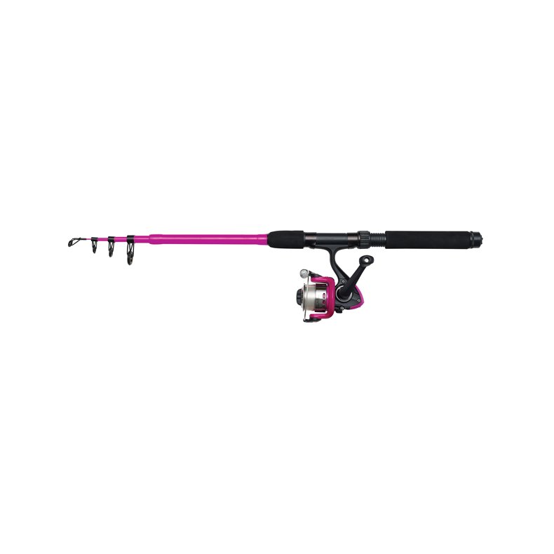 Kinetic lille Viking fiskestang, go fishing combo, pink