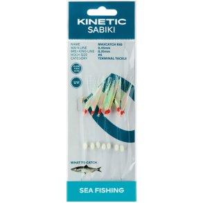Kinetic Sabiki maxcatch sildeforfang, Fishskin mix