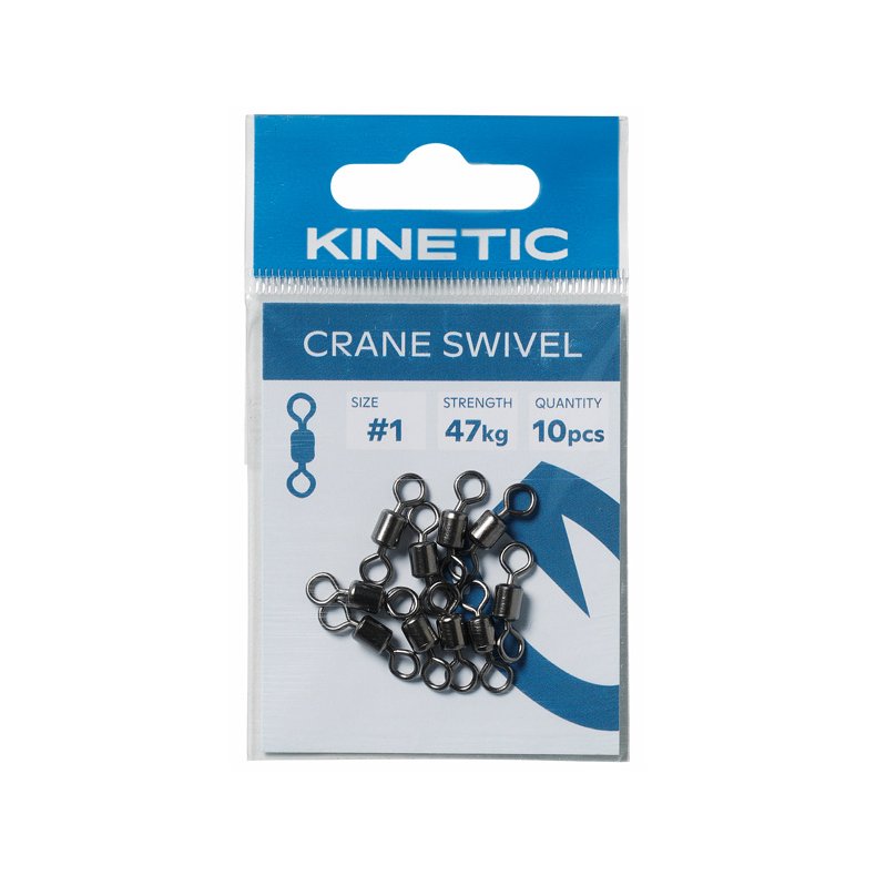 Kinetic Crane svirvel 10stk, str #8