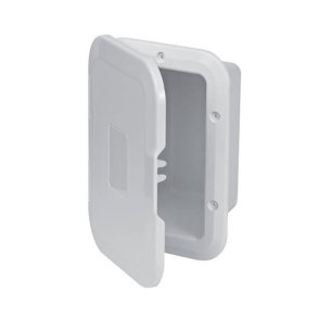 Indbygningsboks med luge, 430x180 mm