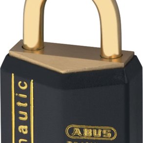 Abus hngels massiv messing vinyl beskyttet 40mm