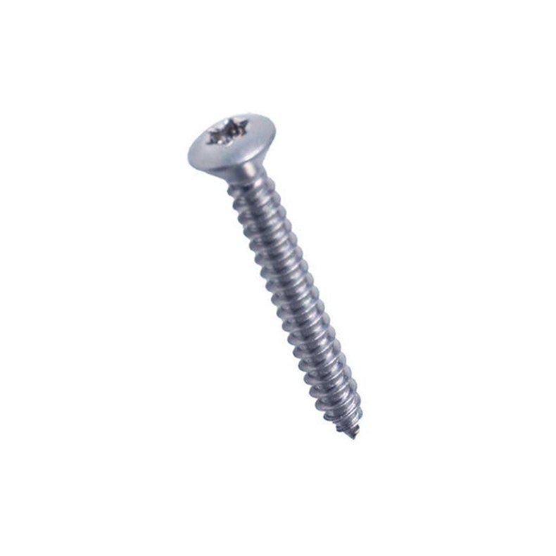 Skrue linsehoved 3.5 x 25 A4 Torx krv ISO 14587 20stk