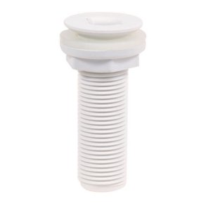 Trudesign Skroggennemf�ring unders�nket hvid komposit 1 1/4