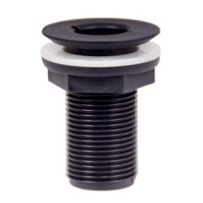 Trudesign Skroggennemf�ring unders�nket sort komposit 1 1/4