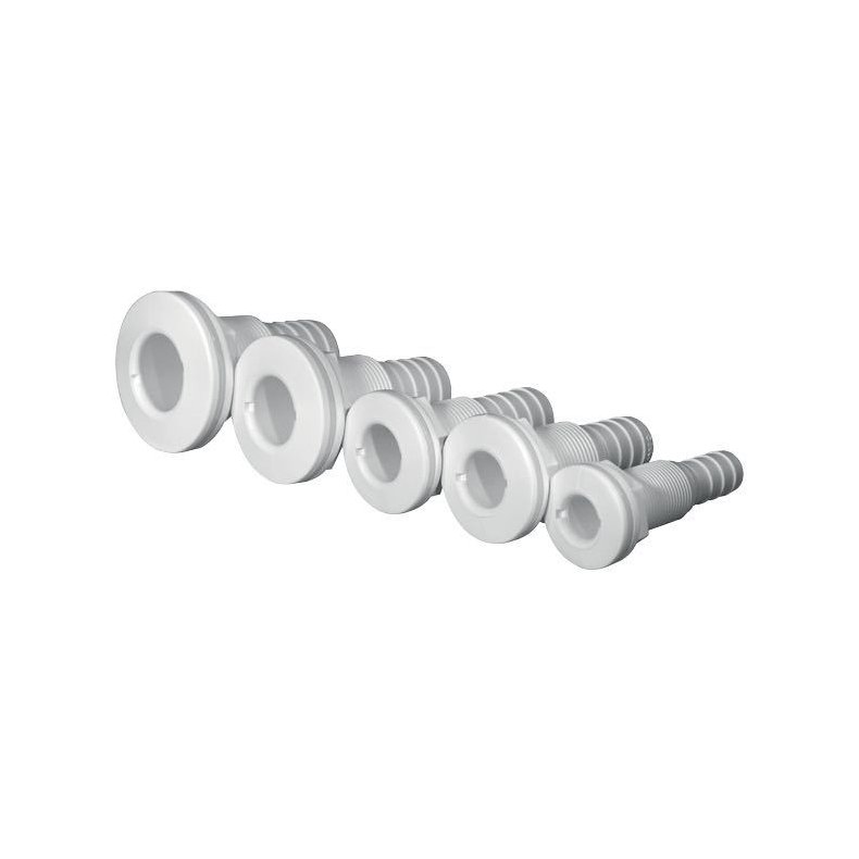 Trudesign Gennemfring komposit hvid 1/2" -16mm