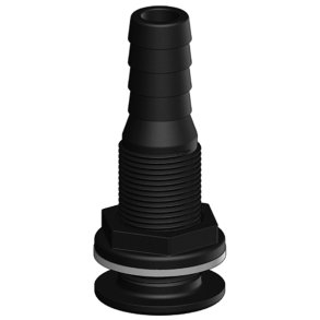 Trudesign Gennemf�ring komposit sort 1