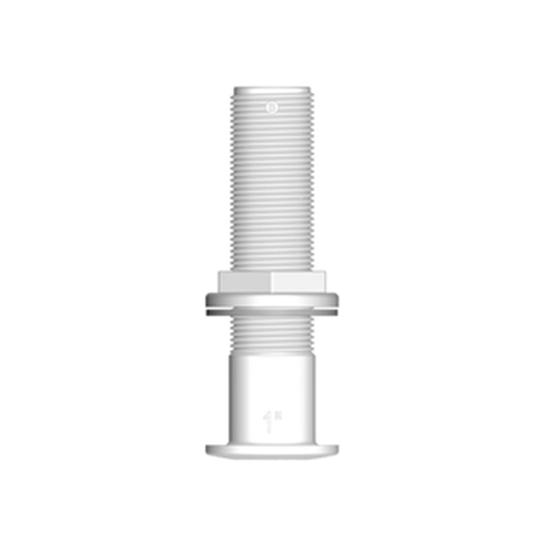 Trudesign Skroggennemfring lang, hvid komposit 3/4"