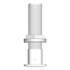 Trudesign Skroggennemf�ring lang, hvid komposit 1 1/2