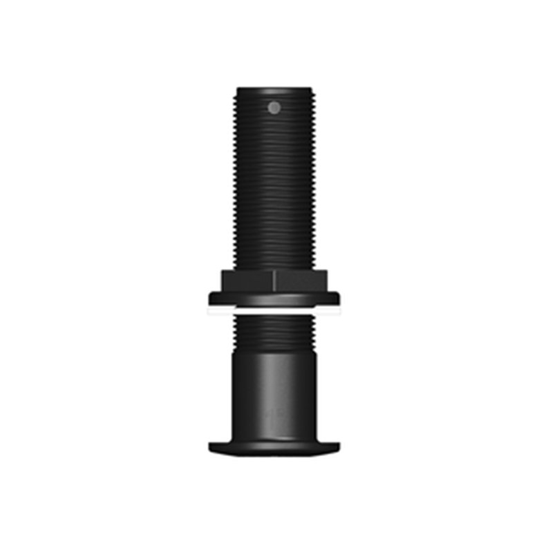 Trudesign Skroggennemfring lang, sort komposit 1 1/4"