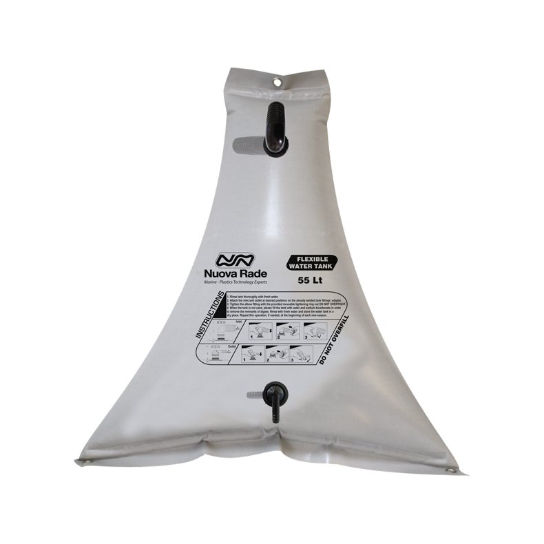 Nuova rade vandtank trekant fleksible 86x21x93cm, 55L