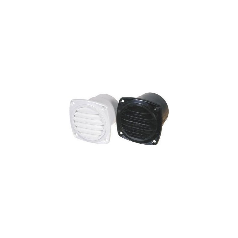 Plastikventil med studs 3" hvid