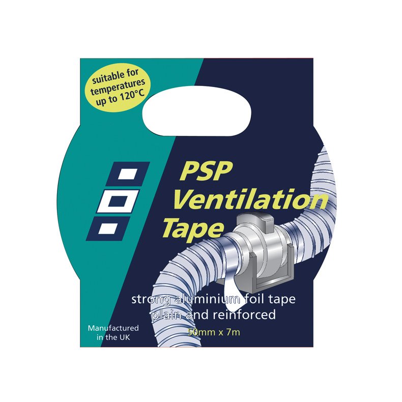 PSP alu ventilationstape forstrket