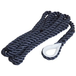 Robline fortjningstov 3 slet m/kovs navy, 14mm x 2,5m