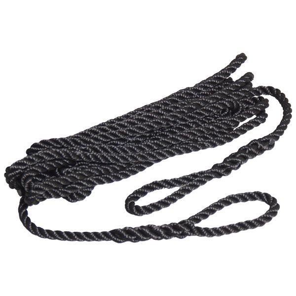 Robline fenderline 3-slået sort 2 pak, 10mm x 2m - Fenderline ...