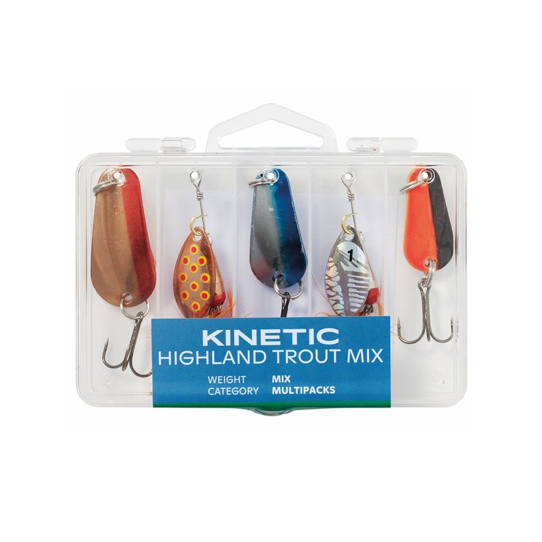 Kinetic Highland trout mix, 5stk