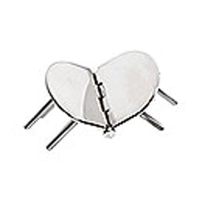 Roca kraftig hngsel RF m/fast M6 skruer, 60x110mm