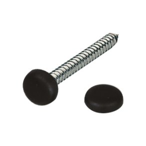 Pyntehoved sort 4,8 - 6,0mm, 20 stk i blister