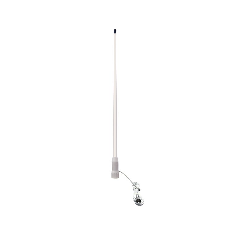 1852 VHF motorbdsantenne hvid 105cm, 7m kabler