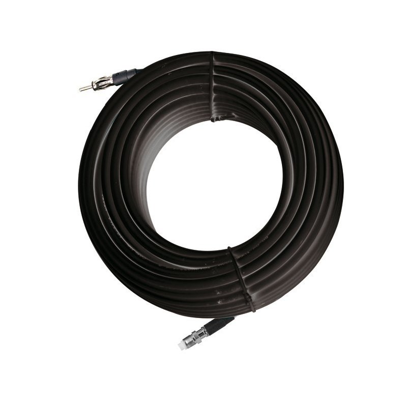 FM coax kabel RG62 low loss med FME & motorola stik - 18m