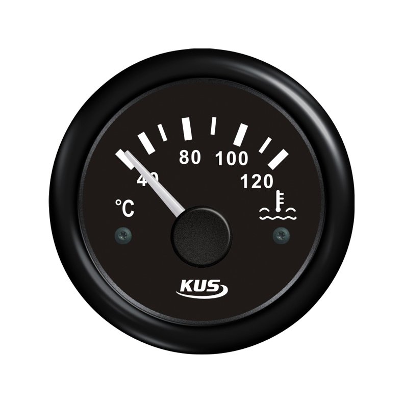 KUS temperaturmler til klevand sort