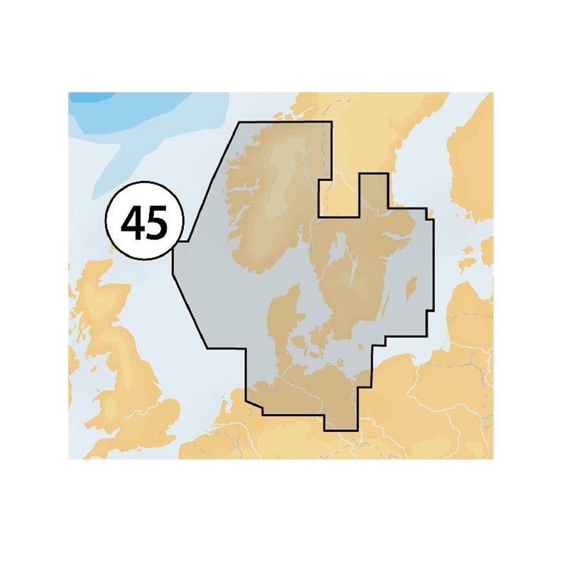 Navionics+ Large Danmark EU645L SD/Mikro SD kort