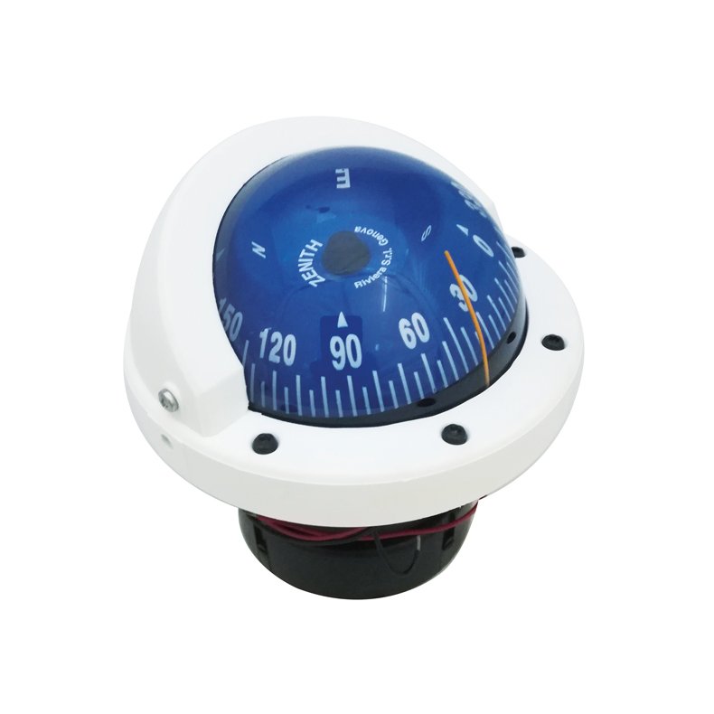 Riviera nedbygningskompas Zenith 3, hvid / bl