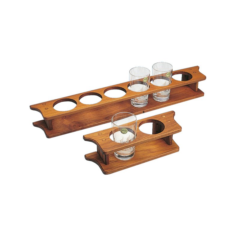 Roca glasholder teak 14x9x9cm, 1 glas