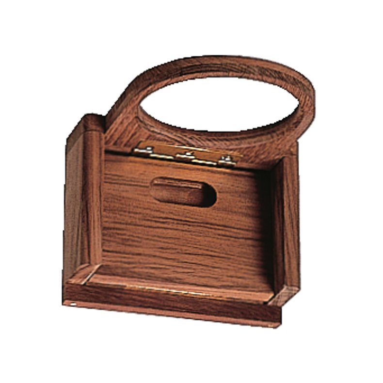 Roca foldbar glas- og flaskeholder, teak