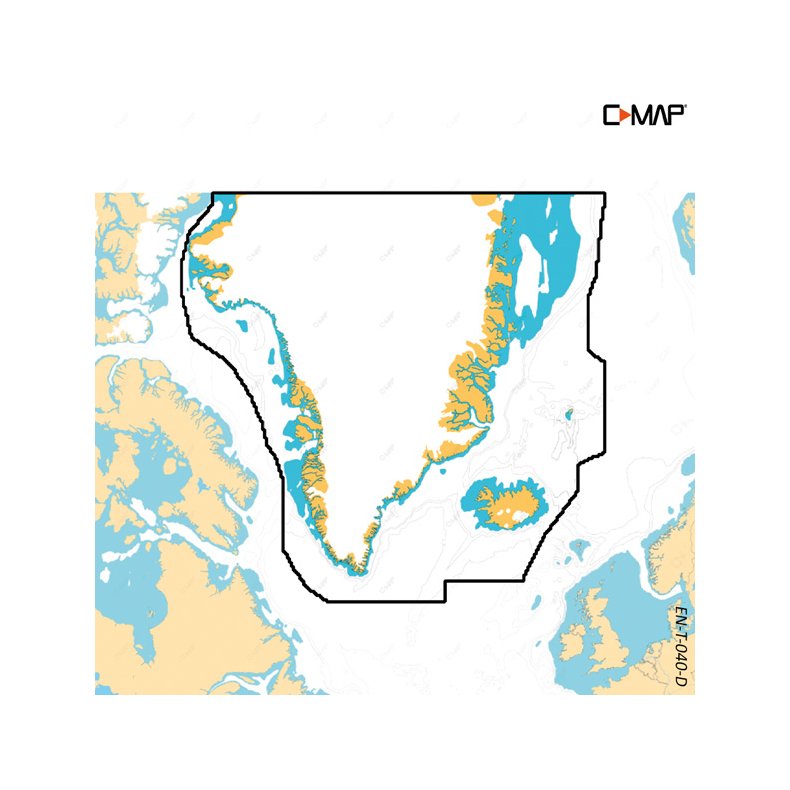 C-Map Discover X, Grnland & Island "kun ved kb af plotter"