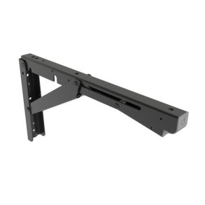 Roca hyldekngt sammenklappelig sort 116x201mm AISI304