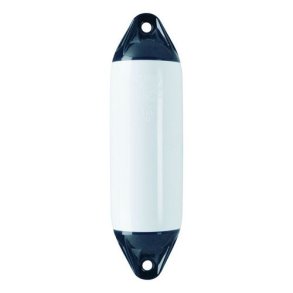 Polyform fender F01 Large hvid/sort top, 130x560mm