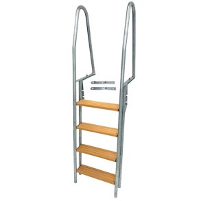 1852 Brostige i galvaniseret stl, 4 trin