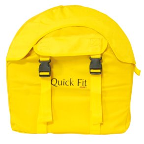 Lalizas taske til hestesko m/velcro, hvid