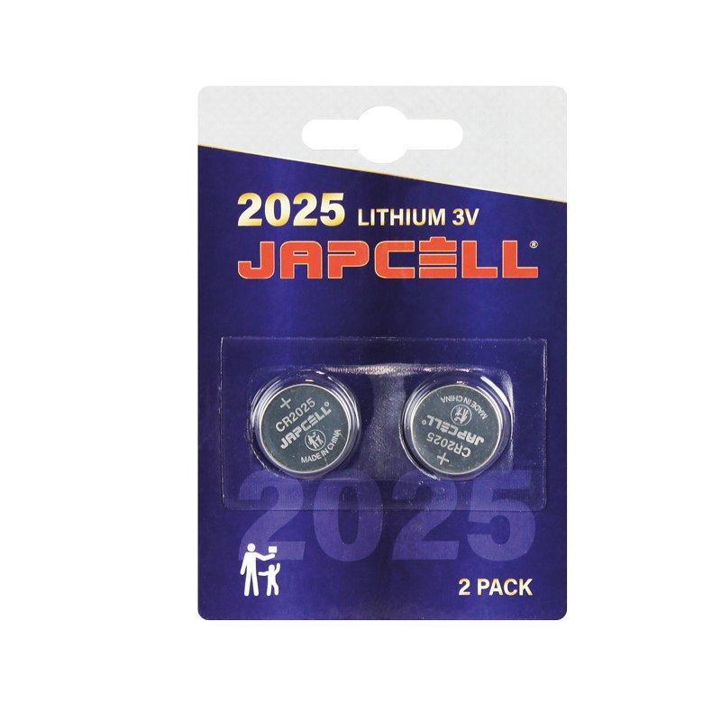 Japcell CR2025 Lithium batteri 3V, 2 stk