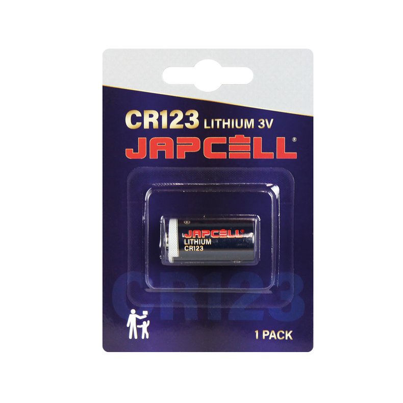 Japcell CR123 3V lithium batteri 1 stk