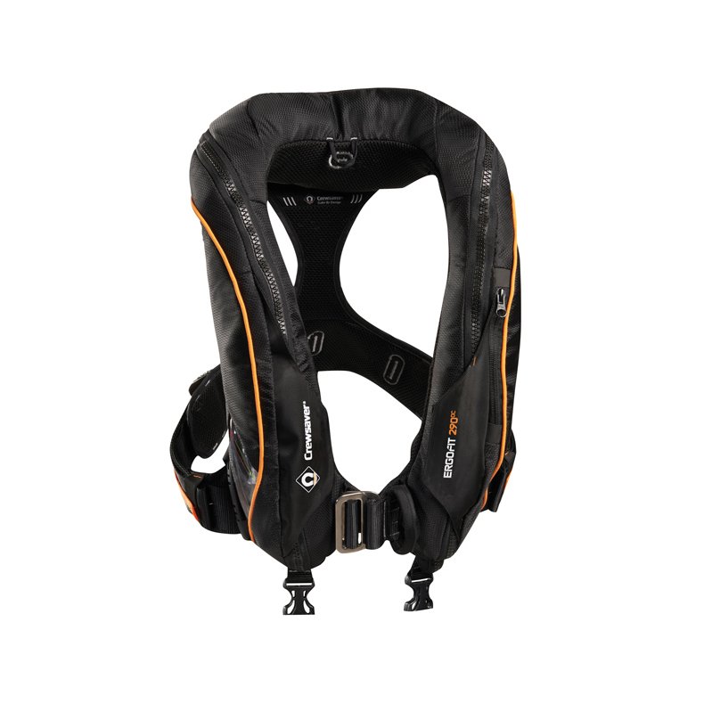 Crewsaver Ergofit Ocean vest 290N m/D-ring, Sort