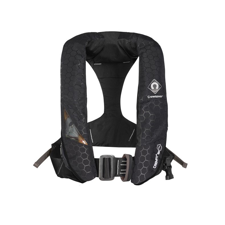 Crewsaver Crewfit+ redningsvest 180N m/D-ring, Sort