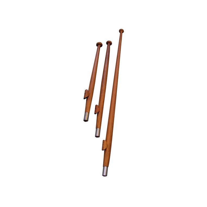 1852 Flagspil teak bsning 25 mm, 60 cm