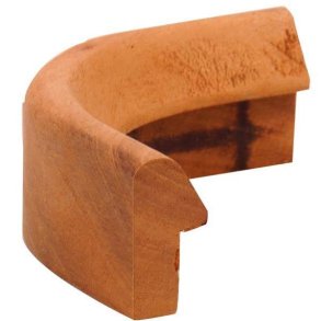 Mahogni vinkel j-profil inde 50/90�